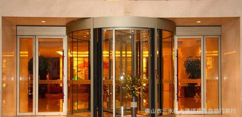 祥盈廣州豪華兩翼旋轉(zhuǎn)門-為你打造- 氣派-奢華大方